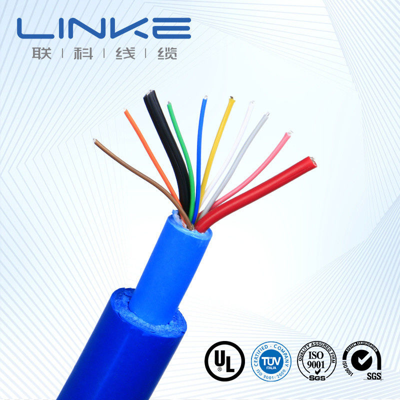 Highly Flexible Seawater Resistant Corrosion Resistant 8 Core Signal Cable Marine Robotics ROV Watertight Floating Cable