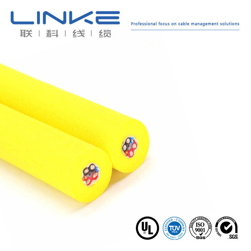 Floating ROV Subsea Copper Core Cable Lightweight With PUR Foam Sheath Material