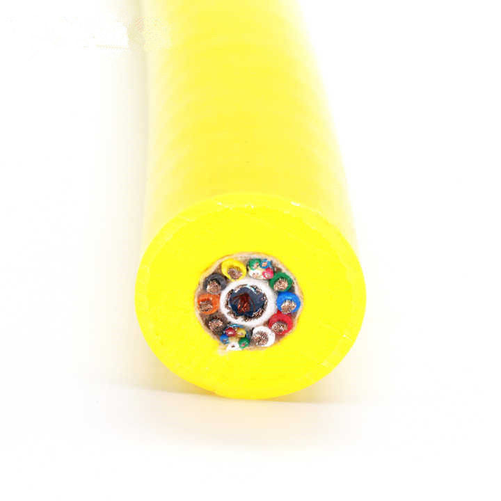 Floating ROV Subsea Copper Core Cable Lightweight With PUR Foam Sheath Material