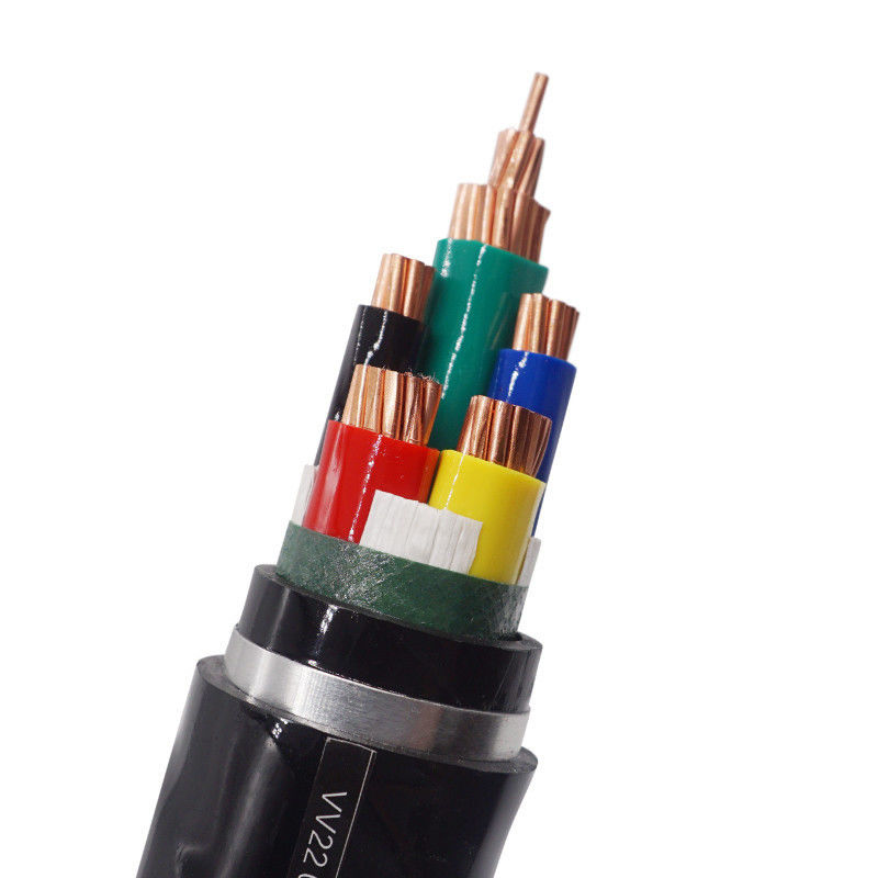 Insulated Round Wire Material 4 Core Underground Armoured Power Cable Teflon high temperature wire
