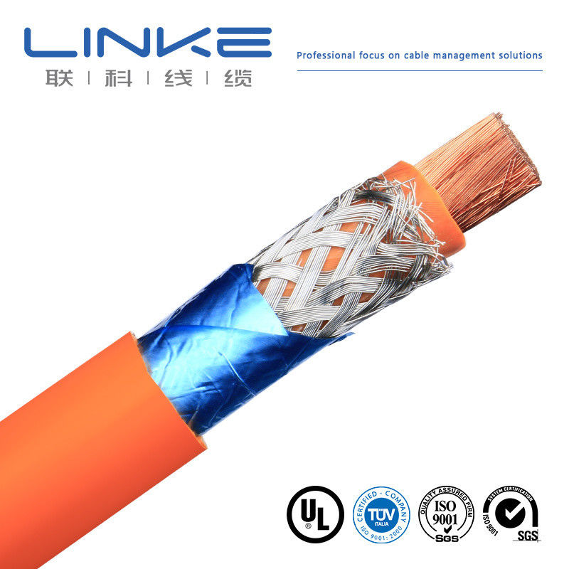 High flexibility pure copper EV cable, 10/16/25/35/50/70 square mm single core high voltage EV battery cable