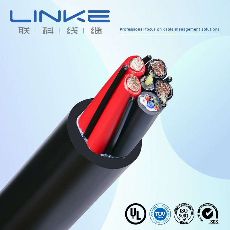 LSZH Flexible Industrial Control Cable with Bare Copper Conductor for Underwater Robot Application