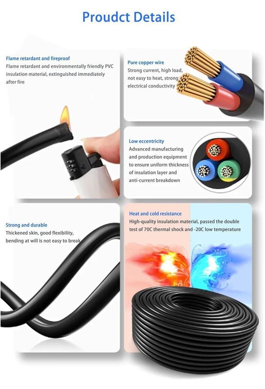 OEM Multi Cores Spring Cable for Low and Medium Voltage Cable