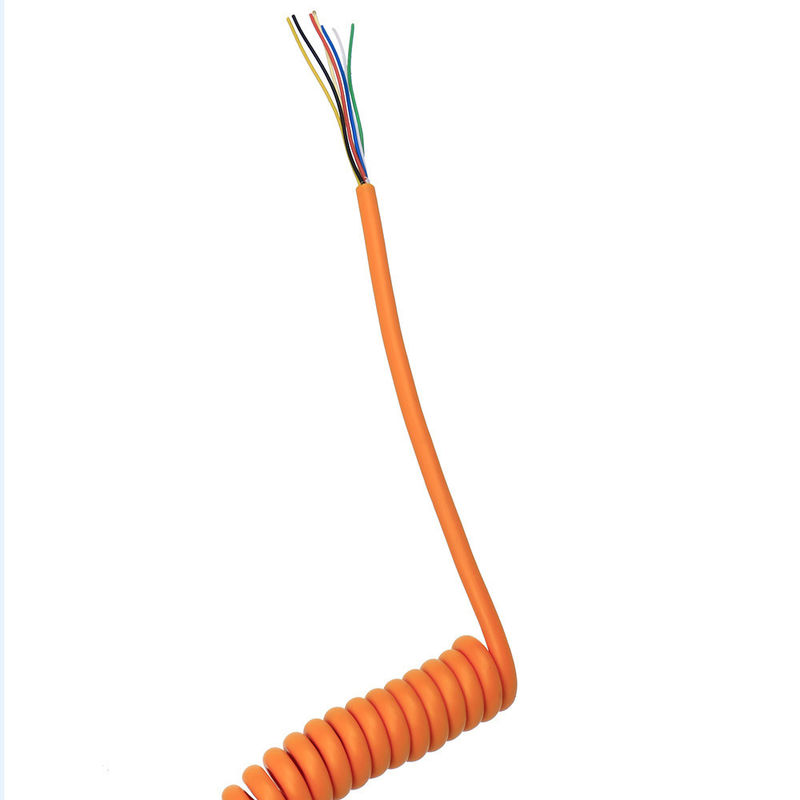 Industrial Control Cable with Tined Copper Wire and PVC/PE/PP/PU/TPE Insulation Spring line