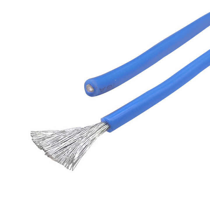 High-Temperature Resistant Silicone Rubber Cable with Tinned Copper Conductor and Customizable Insulation for Industrial Control