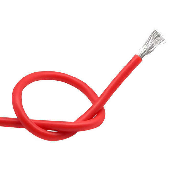 Overhead 18AWG High Temperature Flexible Soft Silicone Electric Wire flame retardant New energy lithium battery use