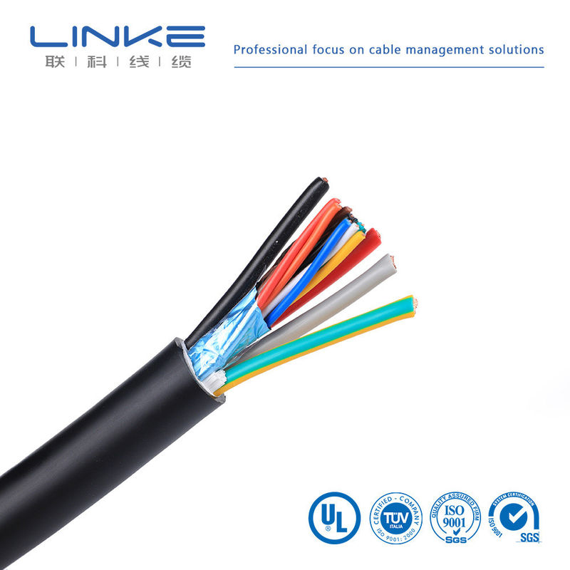 Custom UL1333 Fer Insulated Wire Low Loss Power Coaxial Flexible Cable with TRS Jacks