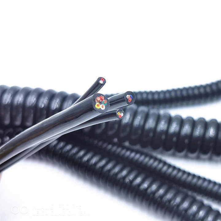Customized Industrial Control Cable for High Power Processing OEM Spiral Cable with UL Certification