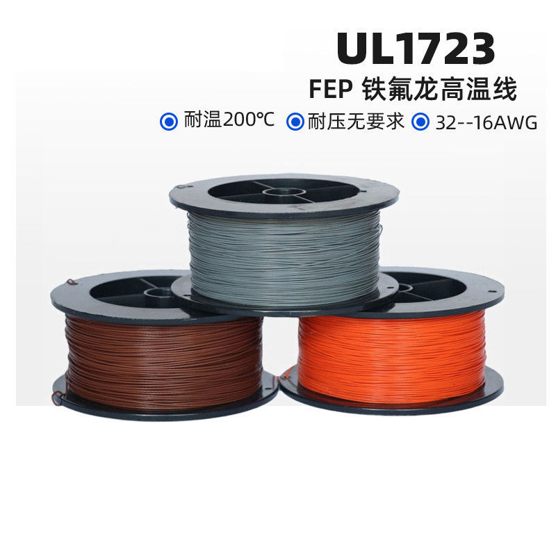 PVC Jacketed High Temperature Resistant Cable for Single Core PTFE Wire in Specialty