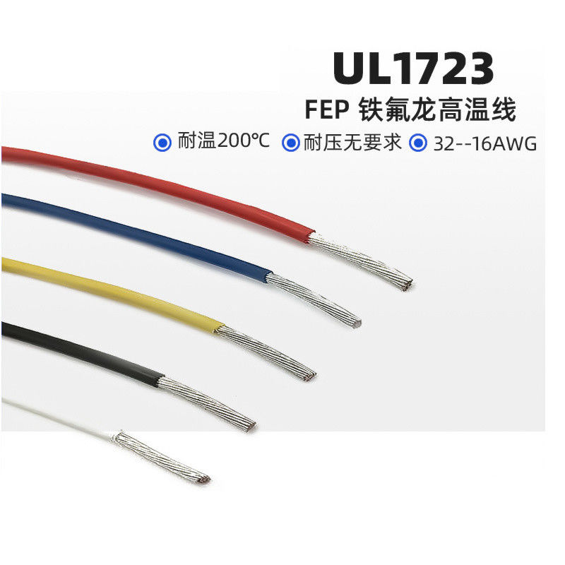 PVC Jacketed High Temperature Resistant Cable for Single Core PTFE Wire in Specialty