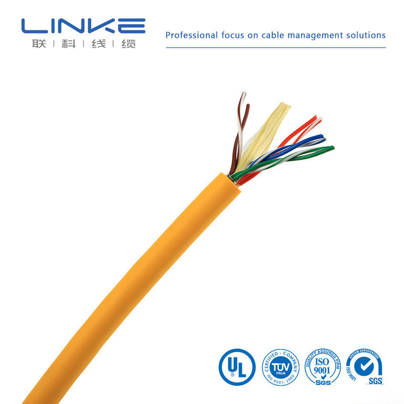 CAT5e UTP LAN Cable CCA 1000 ft Yellow Optional Filler US Currency US Solid Yellow