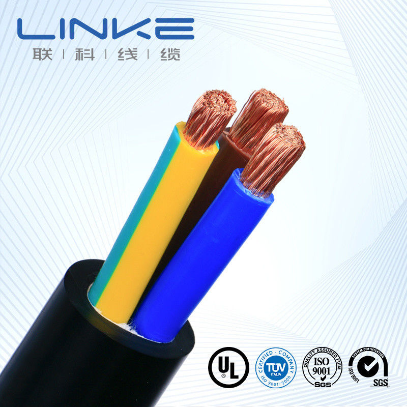 300/500V 4-Cores RVV Cable with PVC Insulation and Copper Conductor for Industrial Control & Automation