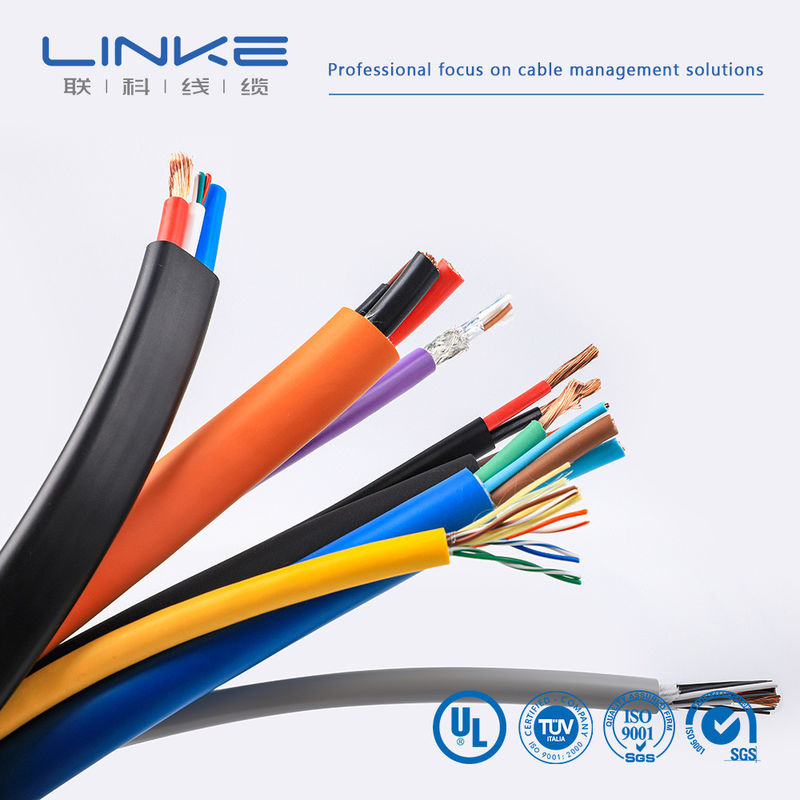 Soft Copper Wire PVC Insulated Industrial Control Cable 60227 IEC 52 53rvv Multi-core control cable