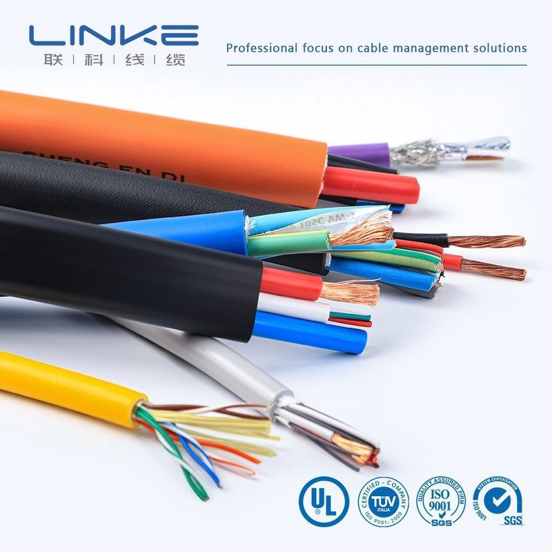 Soft Copper Wire PVC Insulated Industrial Control Cable 60227 IEC 52 53rvv Multi-core control cable