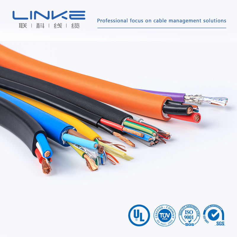 Soft Copper Wire PVC Insulated Industrial Control Cable 60227 IEC 52 53rvv Multi-core control cable