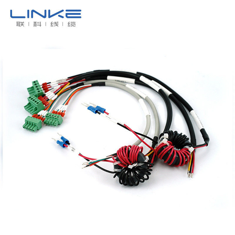 Multi Leads Tinned Copper ECG EKG Cable For Medical High Voltage Signal Monitoring