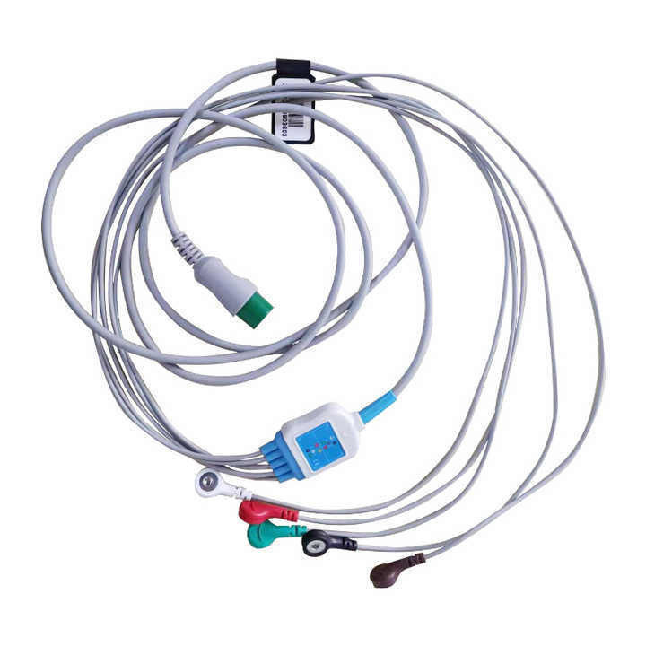 3000V Tinned Copper ECG Cable with Customizable Insulation for Medical Equipment Wire Harness