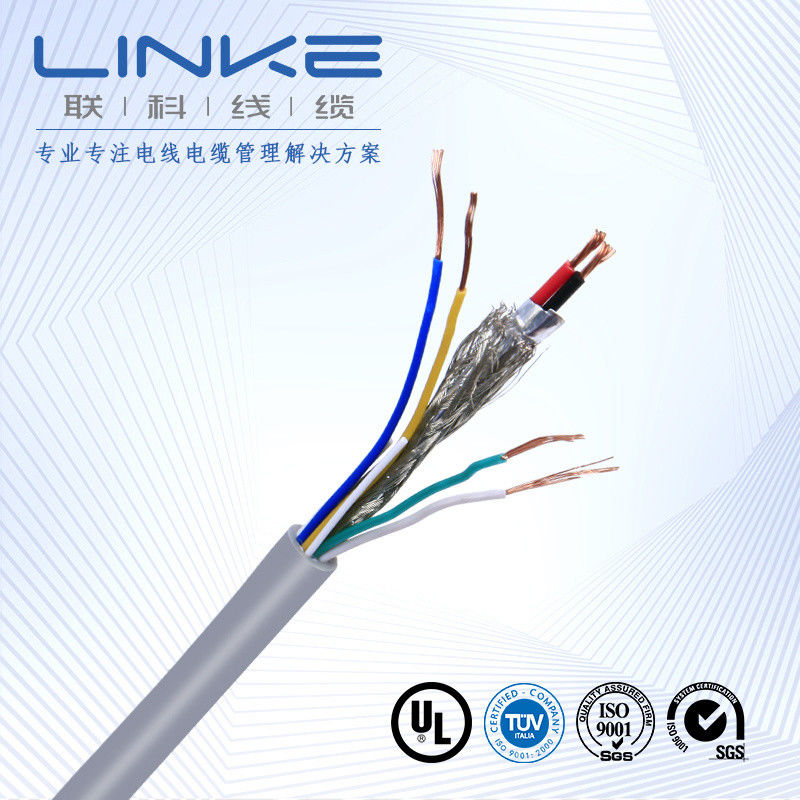 Stranded Conductor UL20280 Halogen-Free TPU Jacket PVC Insulated Power Cable for 300V