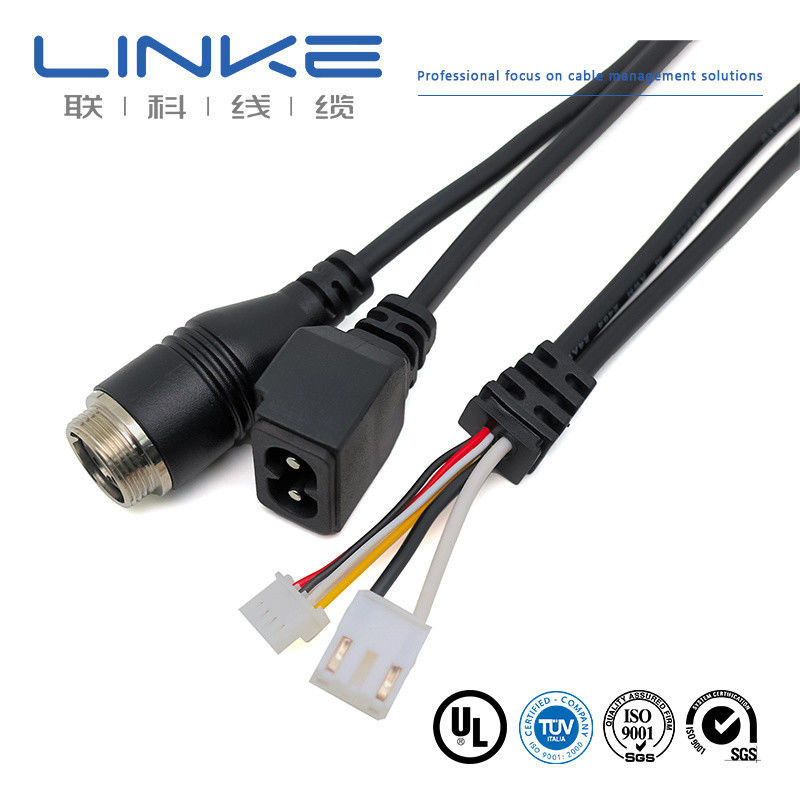 Round Parallel Flat Coiled Medical Cable Customized For High Voltage Wiring Harness Medical equipment connection cable