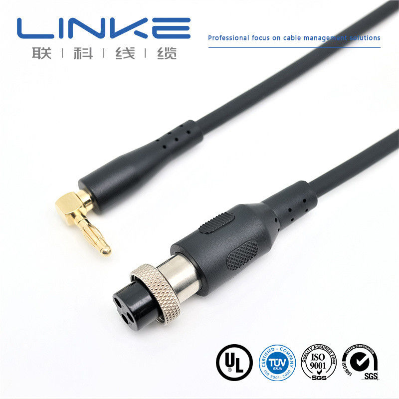 Round Parallel Flat Coiled Medical Cable Customized For High Voltage Wiring Harness Medical equipment connection cable