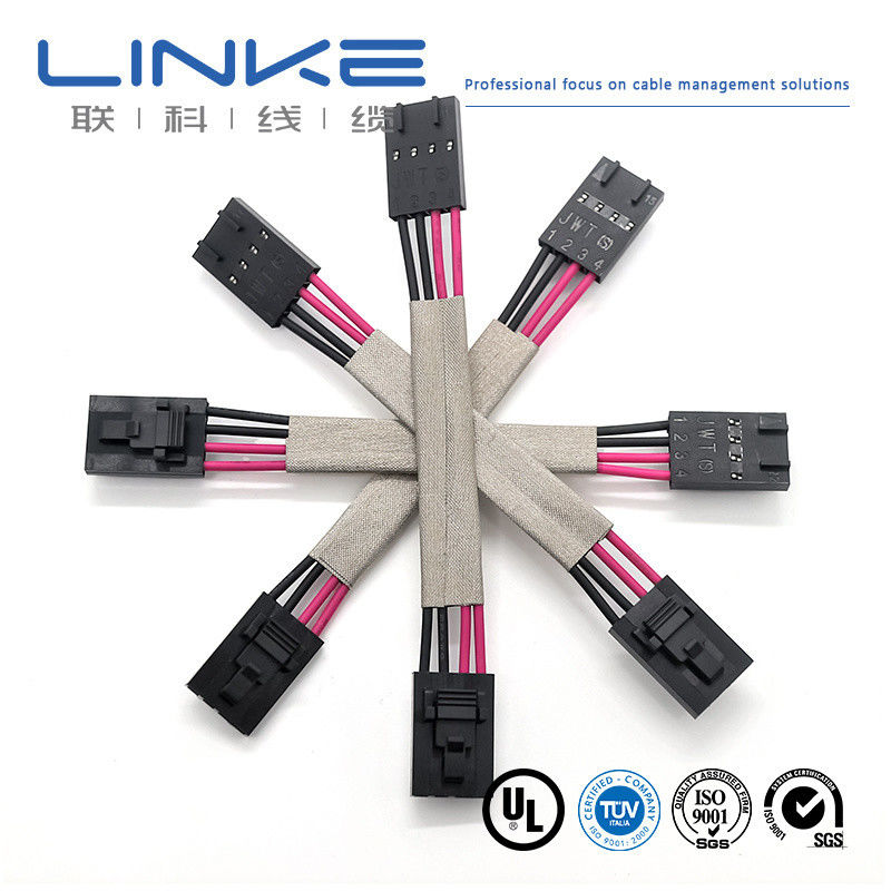 Round Parallel Flat Coiled Medical Cable Customized For High Voltage Wiring Harness Medical equipment connection cable
