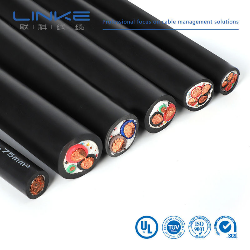 High Voltage Power Cable with Copper Conductor and PVC Insulation for 300-600V Solar EV Applications