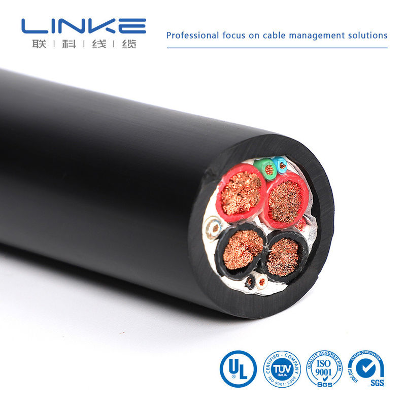 High Voltage Power Cable with Copper Conductor and PVC Insulation for 300-600V Solar EV Applications