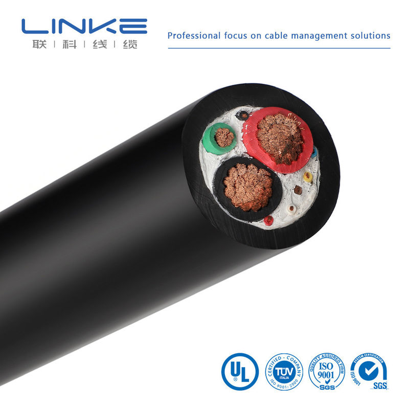 High Voltage Power Cable with Copper Conductor and PVC Insulation for 300-600V Solar EV Applications