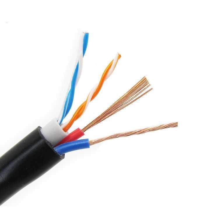 1 to 24 Core FRP Self-Supporting Hybrid Fiber Power Cable with Tinned Copper for High-Speed Transmission