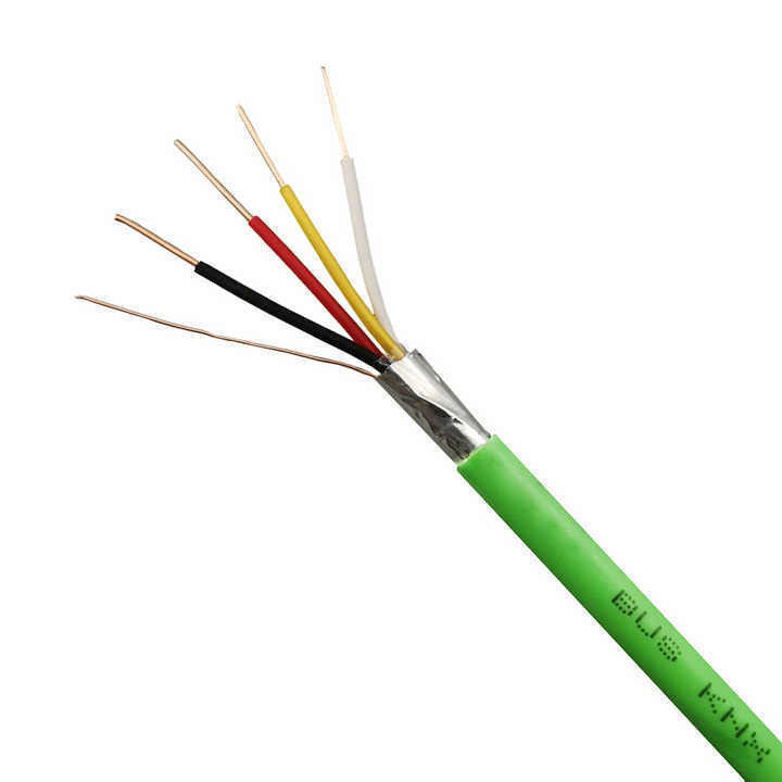 Low and Medium Voltage Green Pure Jacket Can Bus Industrial Bus Cable Customization Electric Wire Cable