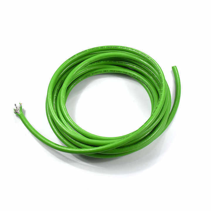 Copper / Tinned Copper Conductor Material Customized Green PUR Jacket Canbus Industrial Bus Cable with Round Wire Material Shape