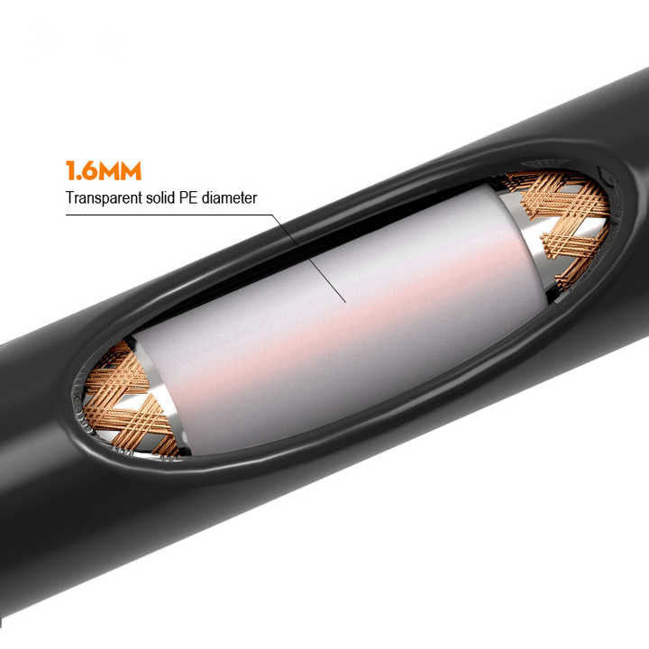 UL20276 24-28 AWG Tinned Copper Conductor Multicore Braided Shielded PVC Jacketed Computer Cable