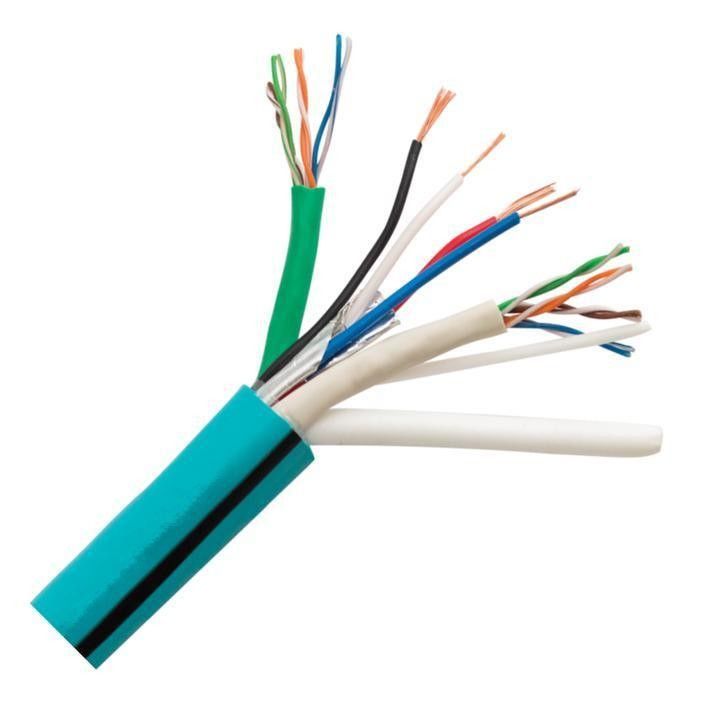Bare Copper 750hm Coaxial Cable 100 Meters Rg174 Cable With Current 300V PVC Jacket