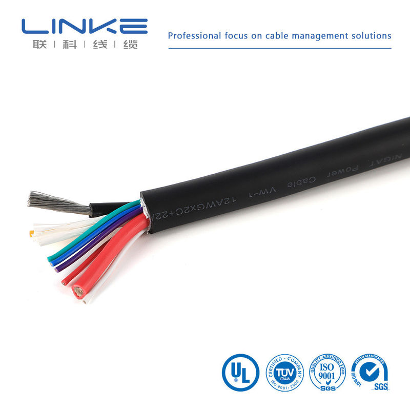 High Voltage Dual Shielding Tinned Copper Automotive Cable for Low and Medium Voltage Applications