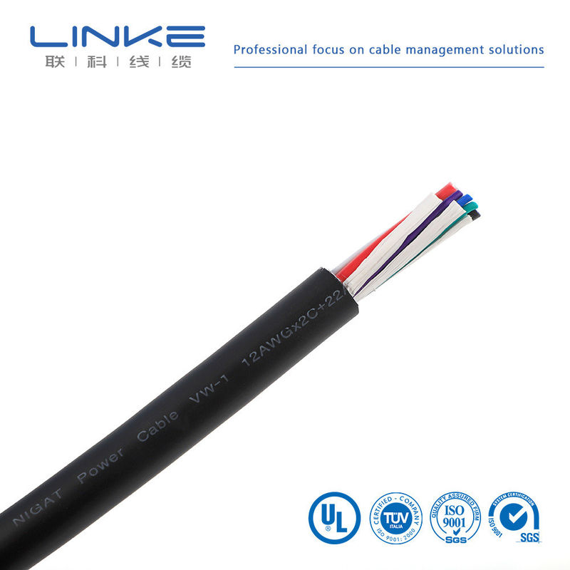 High Voltage Dual Shielding Tinned Copper Automotive Cable for Low and Medium Voltage Applications