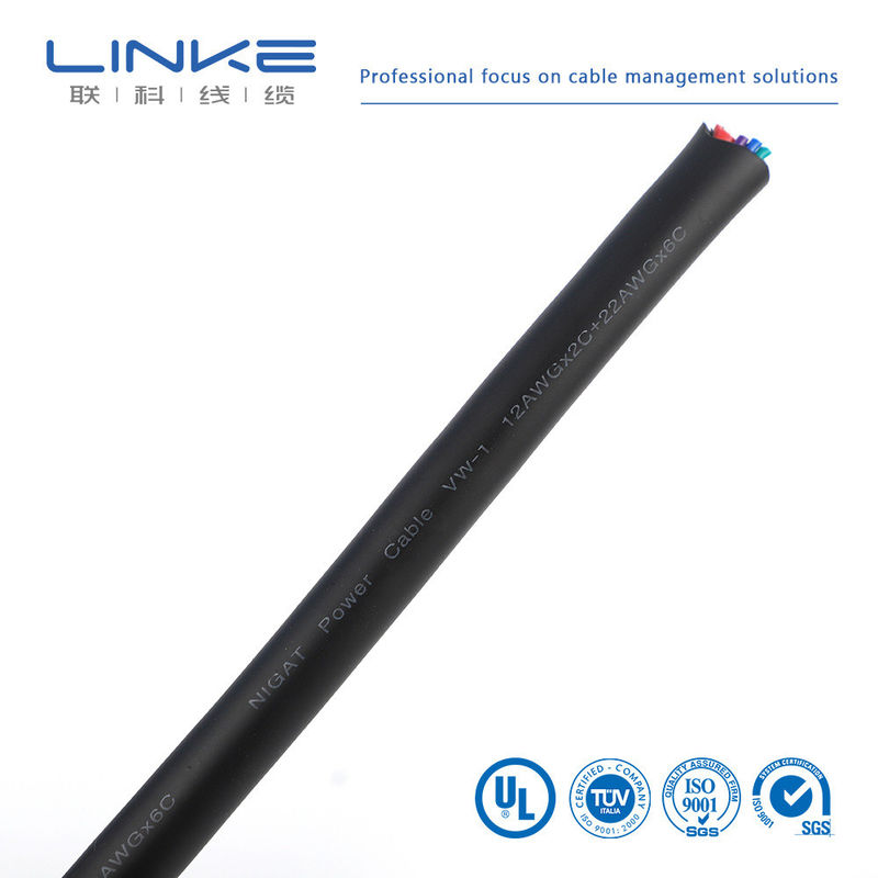 High Voltage Dual Shielding Tinned Copper Automotive Cable for Low and Medium Voltage Applications