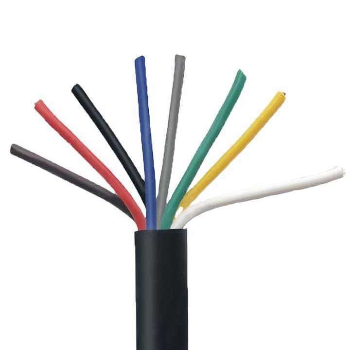 Round Wire Copper Core XLPE Insulated Control Cable PVC Sheath 0.16mm Multi Core