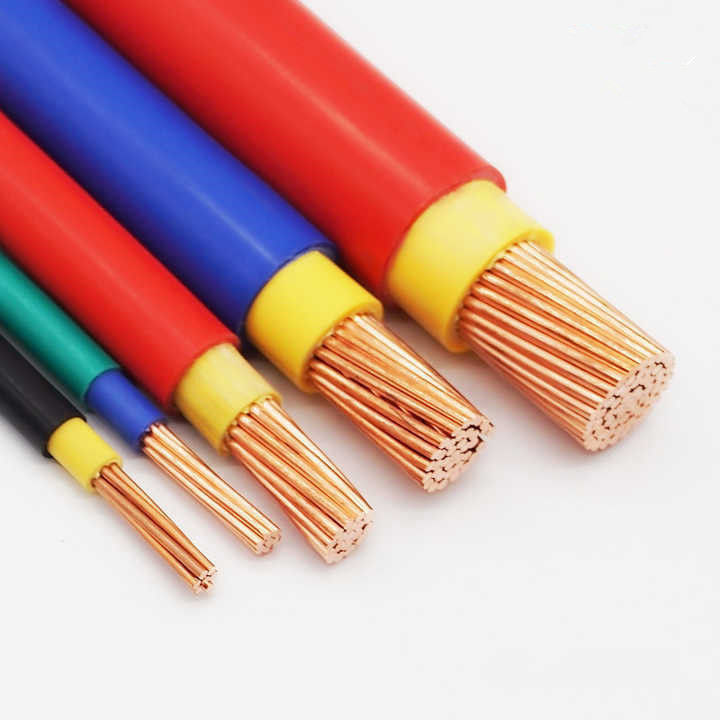 Multiple Core PVC Insulation Copper Wire 300V Rated Electrical Cable for Industrial Applications