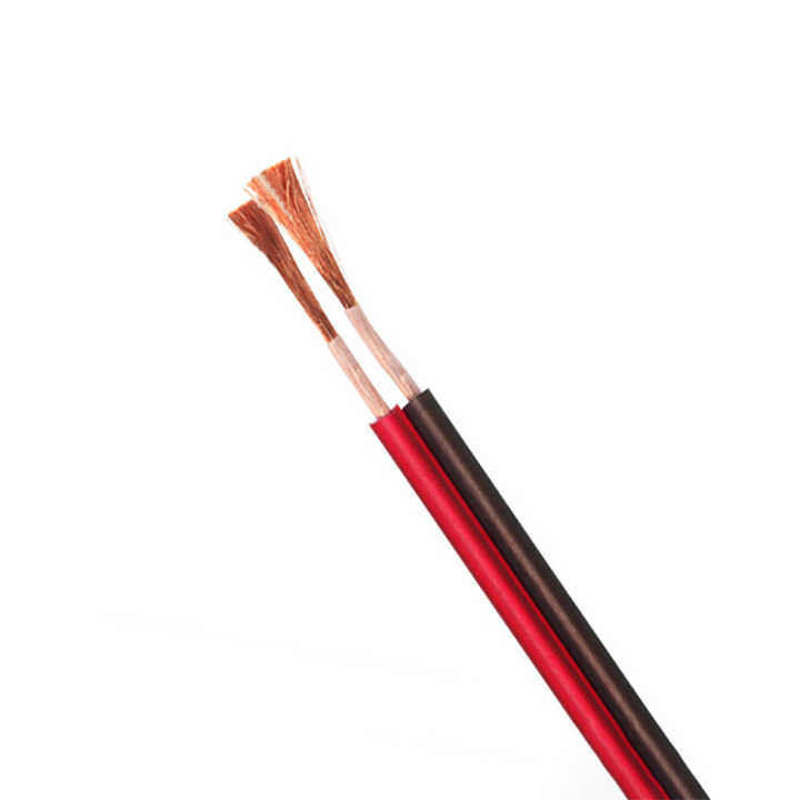 UL2468 PVC Insulation 2 Core Copper Speaker Wire Flexible Cable 300V Rated