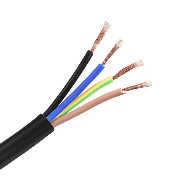 Customized Multi Core Electrical Wire Cable 2 or 3 Cores Flexible Copper Rvv Cable