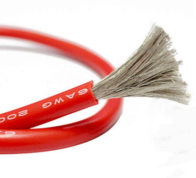 Wear Resistant Silicone Insulated Copper Cable for Electrical Installations High flexibility silicone wire