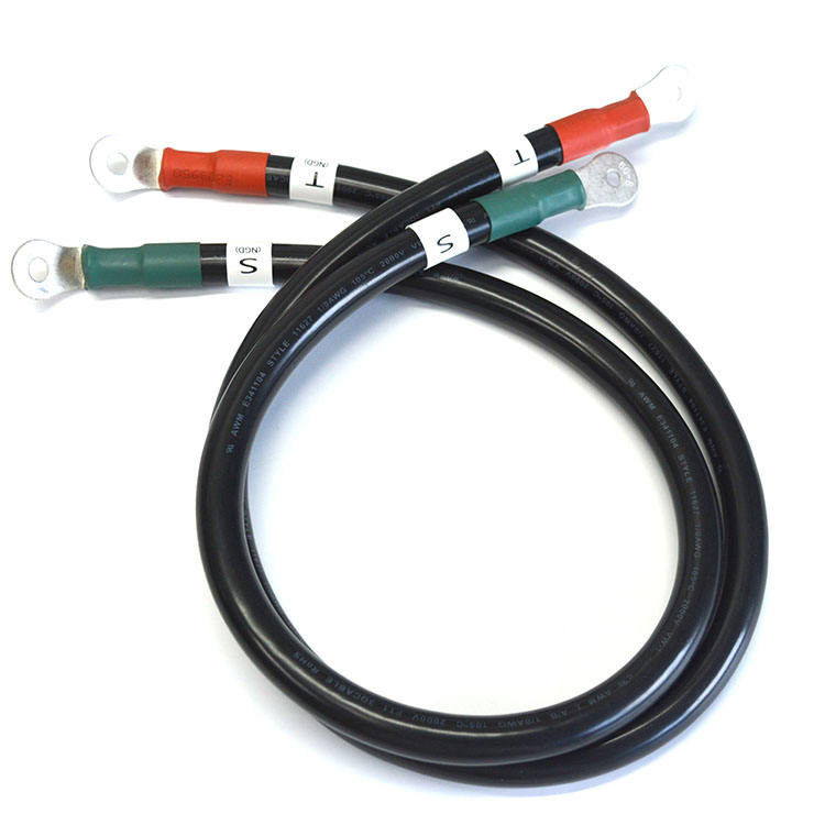 Black 2 Gauge AWG Custom Battery Cable Copper Wire for Solar, Marine, Inverter