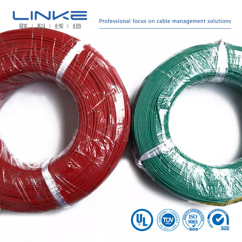 UL3135 Silicone Rubber Wire 30 28 26 24 22 20 18 16 14 12 10 AWG Insulated Soft Copper Electron LED Lamp Lighting Cable