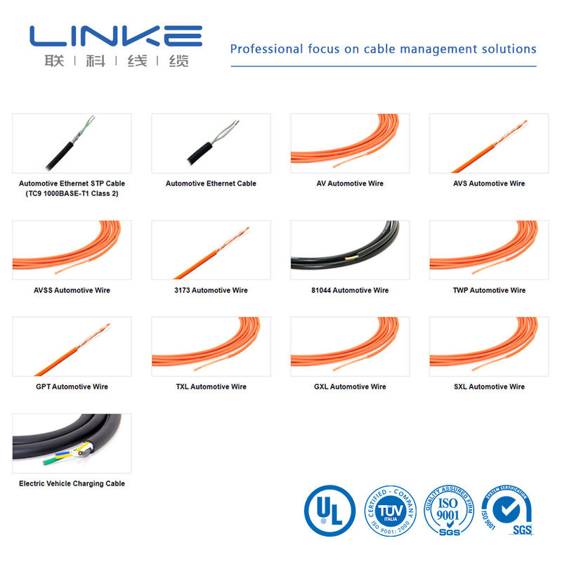 Automobile Silicone Rubber Cable Silicone AC High Voltage Wire