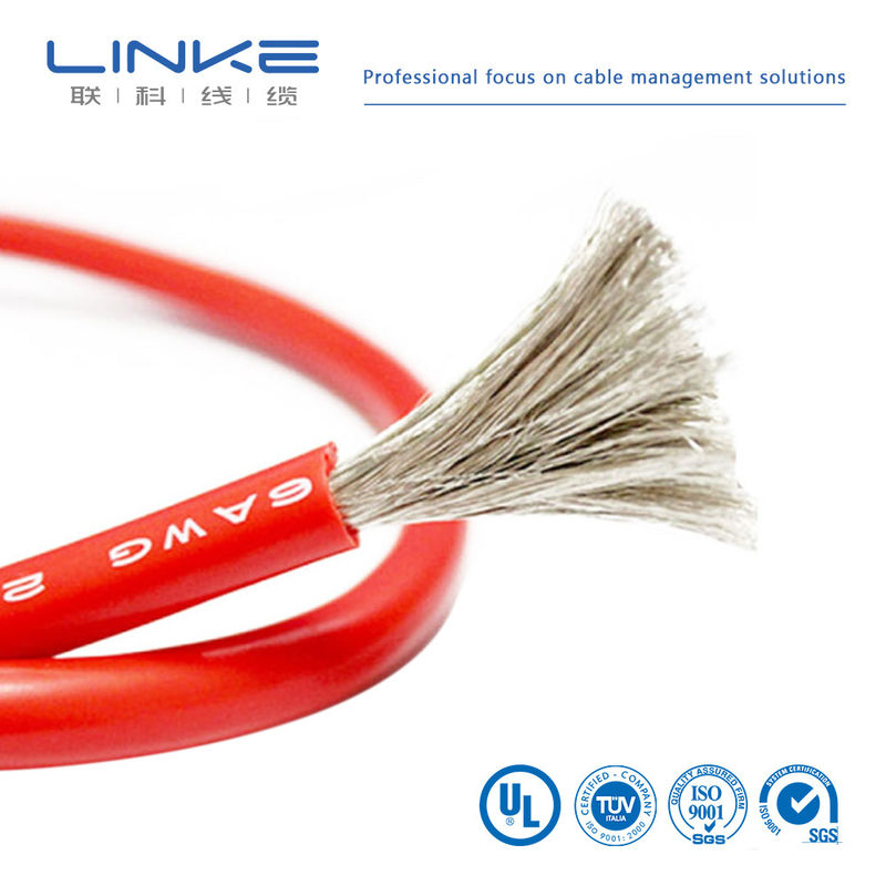 Tinned Copper Silicone Wire Cable with High Flexibility 500V Voltage and High Temperature Resistance