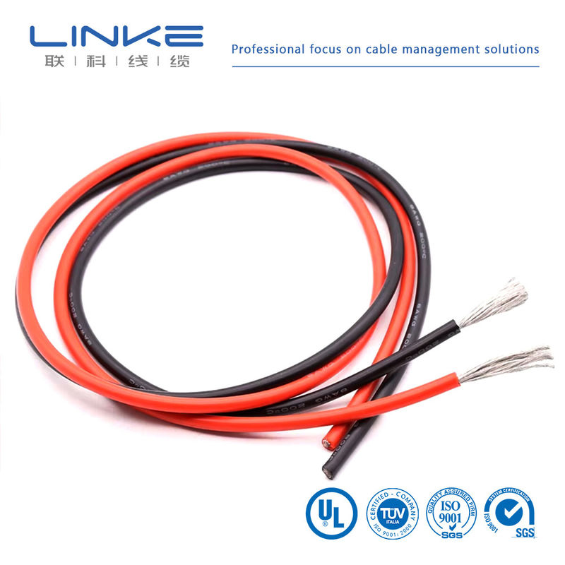 Tinned Copper Silicone Wire Cable with High Flexibility 500V Voltage and High Temperature Resistance