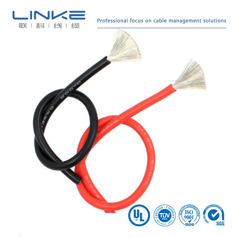 Tinned Copper High Temperature Silicone Wire with Multiple AWG Sizes for Industrial Applications