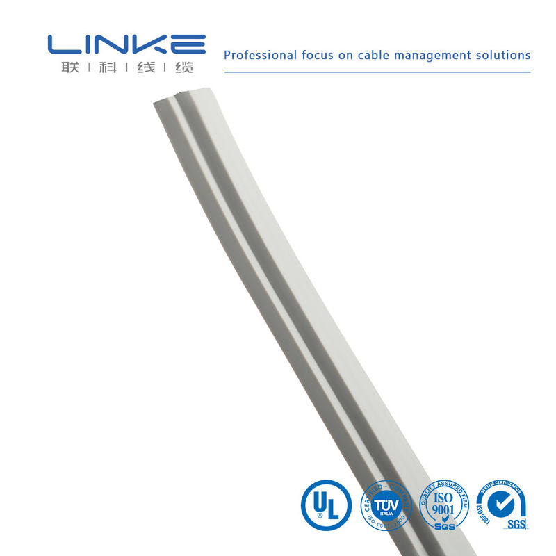 UL1185 Flat Wire Gray PVC Parallel Cable With 10 Pin Flexible Flat Ribbon Shape