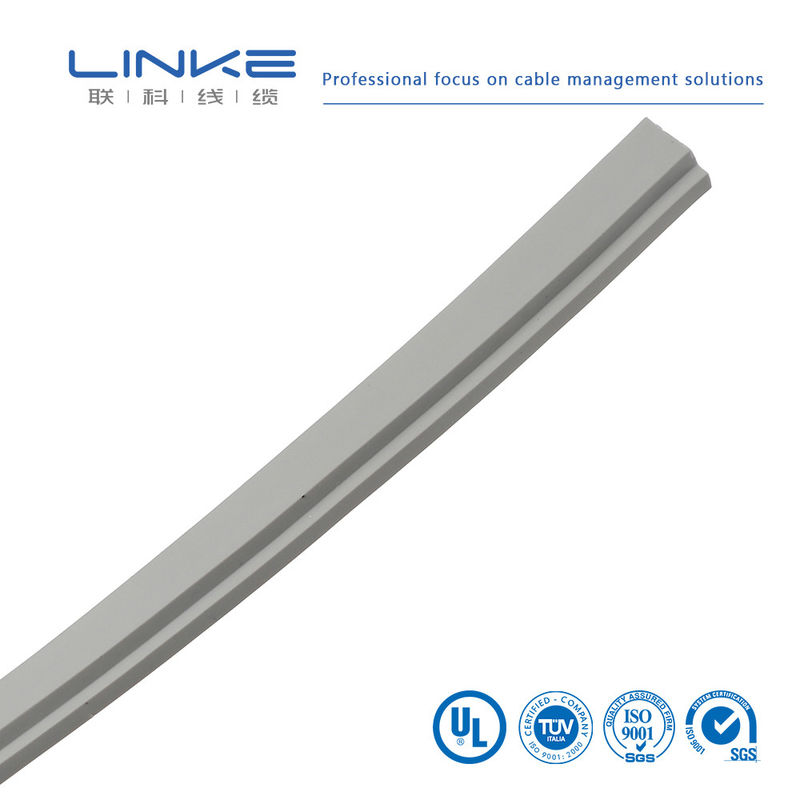 UL1185 Flat Wire Gray PVC Parallel Cable With 10 Pin Flexible Flat Ribbon Shape