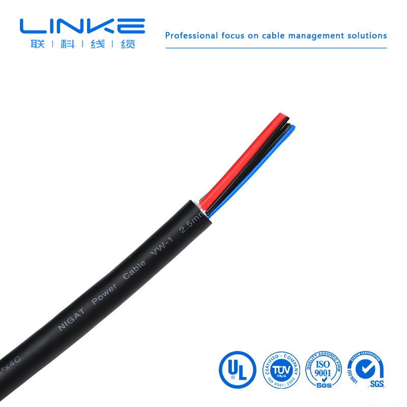 Electric Bicycle Battery Power Cable EBike Waterproof Connector Copper Conductor Nylon Insulation for Electronics